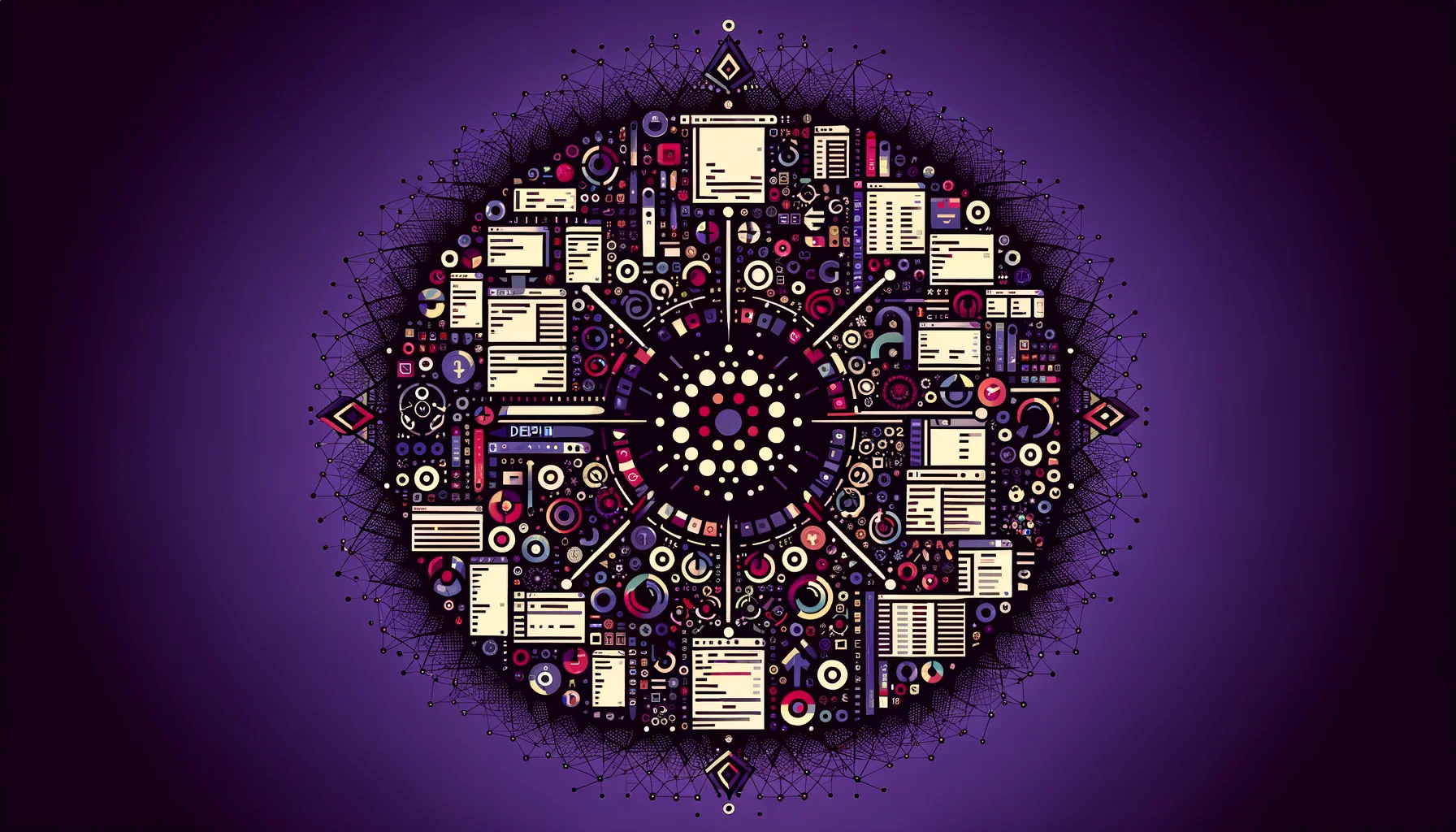 
        "Imagine an icon image of the following topic. Be descriptive and emotional.
 "
        "The image icon should have an edgy style with a dark purple main theme with pop-reference 
        and/or IT related funny eastereggs.

"
        "

topic:
D