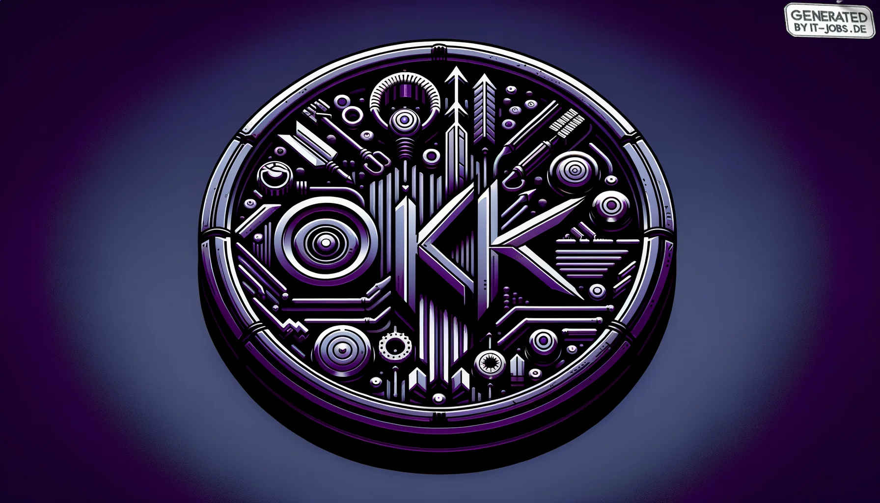 
        "Imagine an icon image of the following topic. Be descriptive and emotional.
 "
        "The image icon should have an edgy style with a dark purple main theme with pop-reference 
        and/or IT related funny eastereggs.

"
        "

topic:
O