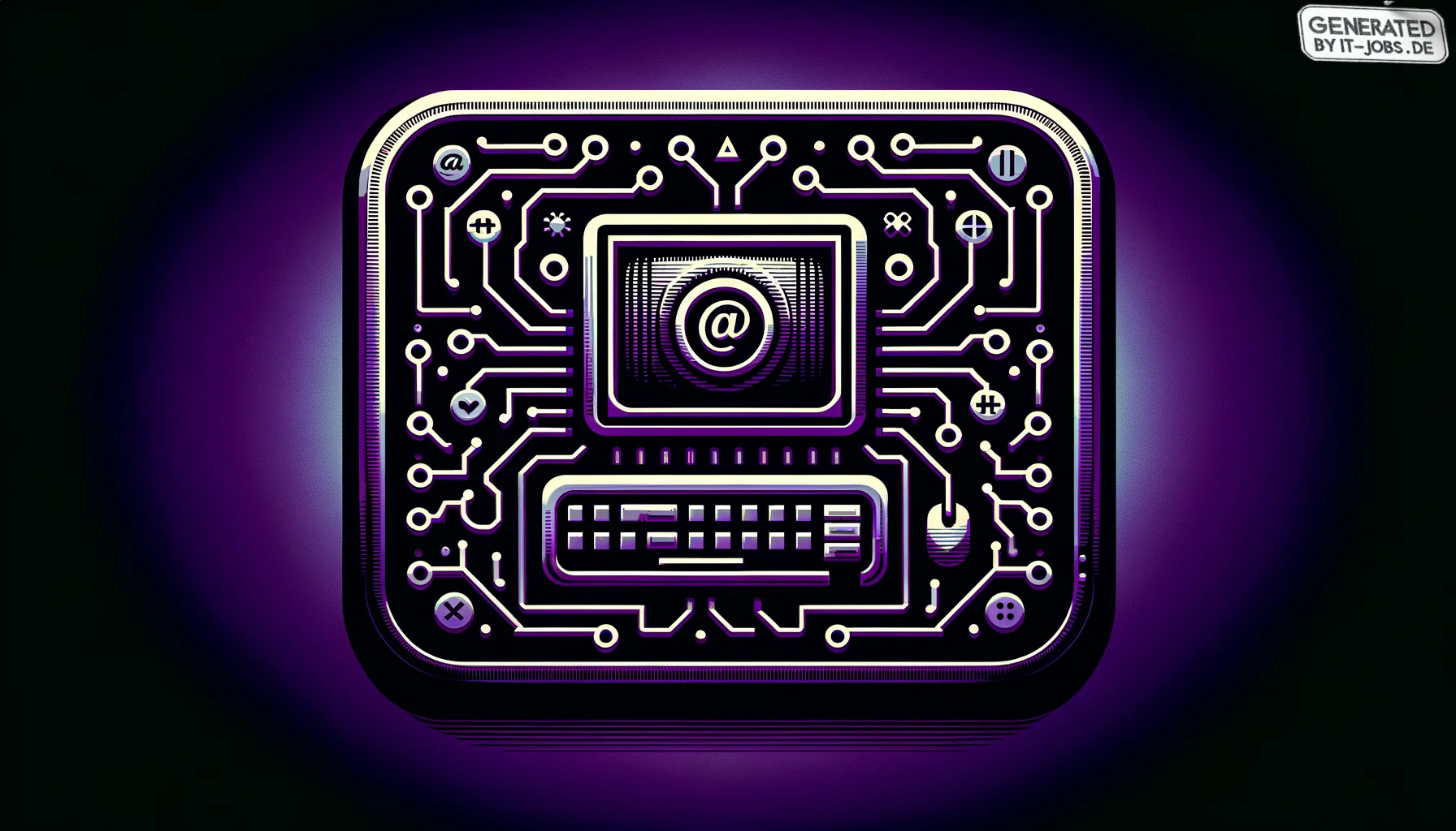 
        "Imagine an icon image of the following topic. Be descriptive and emotional.
 "
        "The image icon should have an edgy style with a dark purple main theme with pop-reference 
        and/or IT related funny eastereggs.

"
        "

topic:
E