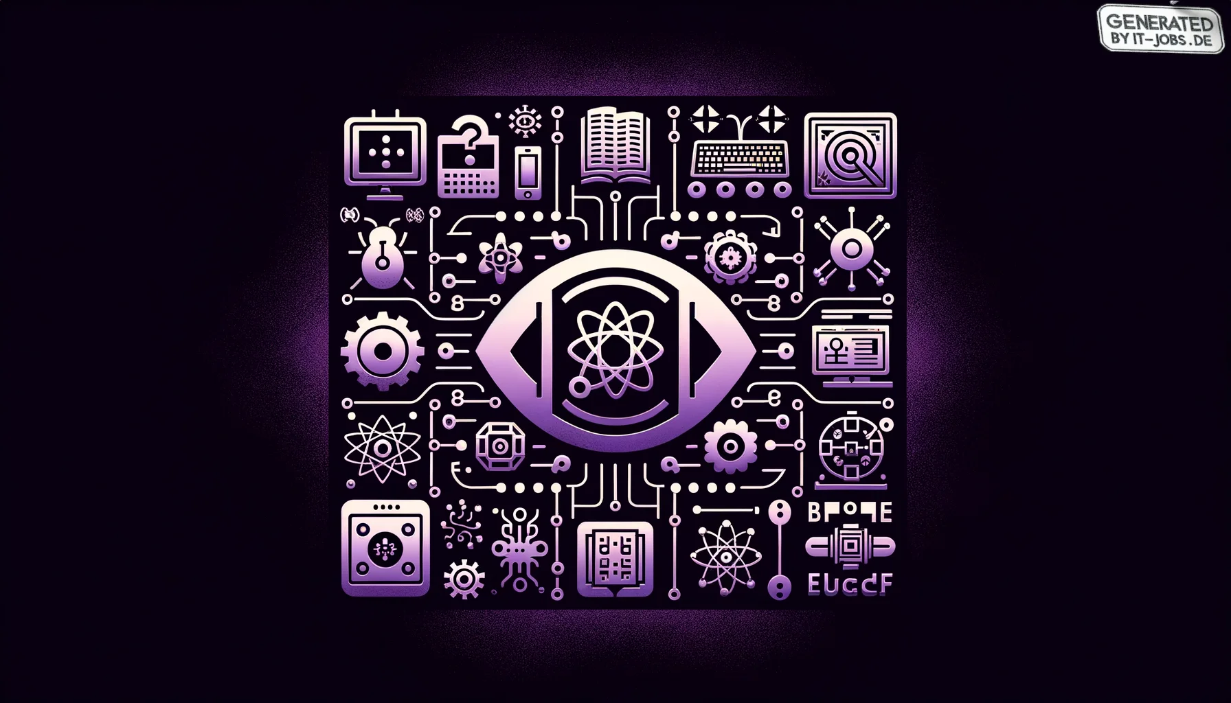 
        "Imagine an icon image of the following topic. Be descriptive and emotional.
 "
        "The image icon should have an edgy style with a dark purple main theme with pop-reference 
        and/or IT related funny eastereggs.

"
        "

topic:
Q
