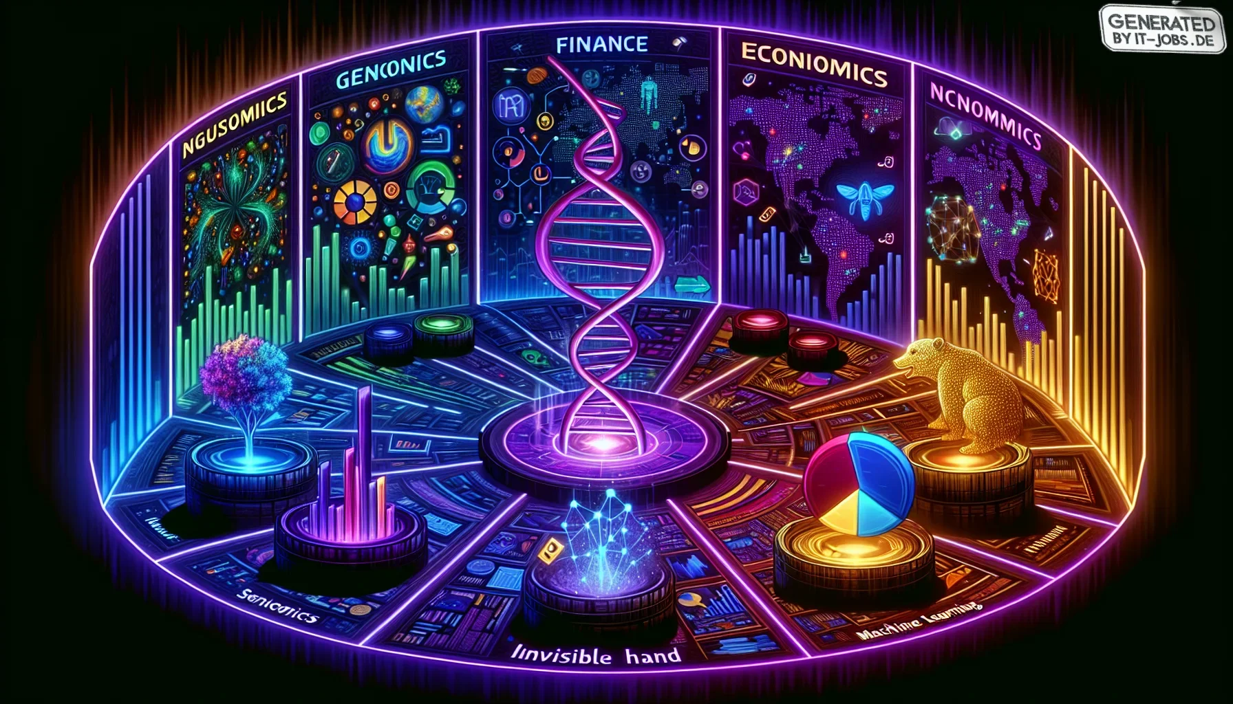 In the visualization of the content from the paragraph, we are drawn into a visually striking and emotionally charged digital landscape. The main theme is a dark, rich purple that envelops the scene, evoking a sense of depth and mystery. This color choice
